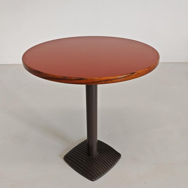 Red Artona Coffee Table attributed to Afra Tobia Scarpa for Maxalto, 1980s For Sale - Image 16 of 17