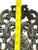 Brown 1900s Heavily Carved Anglo Indian 3 Panel Screen Room Divider. For Sale - Image 8 of 10
