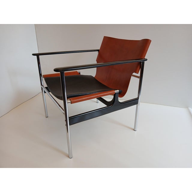 Metal Sling Chair 657 by Charles Pollock for Knoll Inc. For Sale - Image 7 of 16