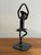 Abstract Late 20th Century Industrial Design Brutalist Metal Ballerina Sculpture of Railroad Spike For Sale - Image 3 of 11
