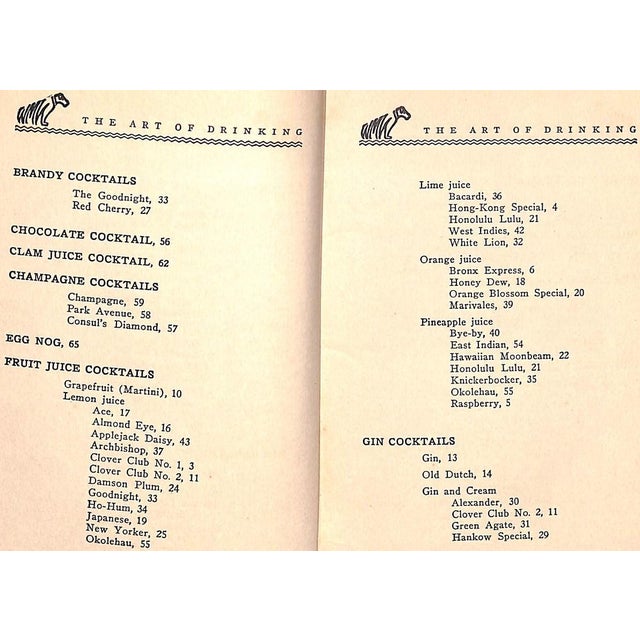 1930s "The Art of Drinking: Or What to Make With What You Have" 1930 Mason, Dexter [Compiled By] For Sale - Image 5 of 8