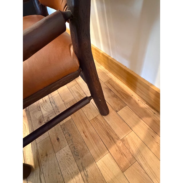 Late 20th Century Late 20th Century Pair of 2 Flat Rock Furniture Arm Chairs For Sale - Image 5 of 11