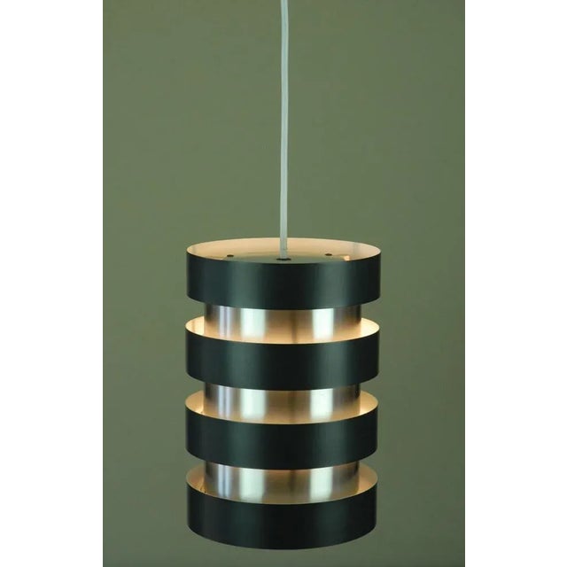 Metal Eiffel Pendant Light by Jo Hammerborg for Fog & Mørup, 1960s For Sale - Image 7 of 11