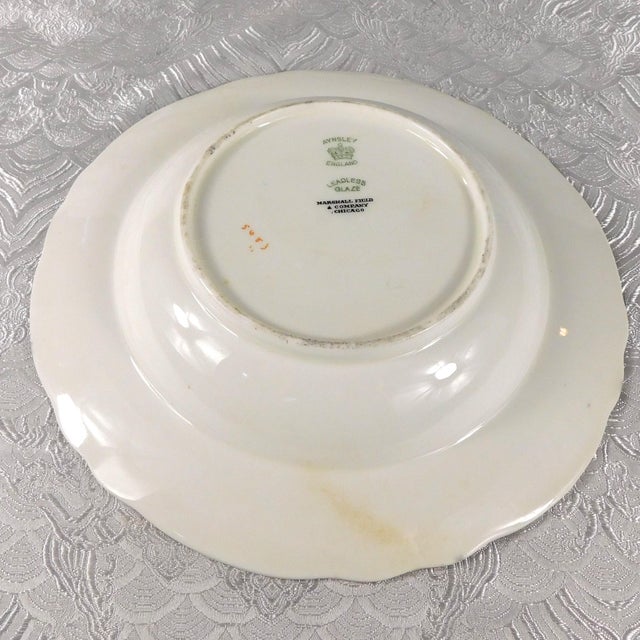 1960s John Aynsley and Sons Soup Bowls in Pattern 5683 - Set of Five For Sale - Image 9 of 10