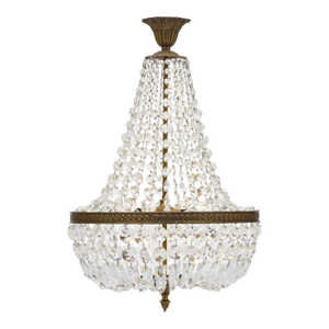 French Antique Crystal Pendant