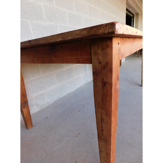 Antique Barn Wood Shaker Style Farm Dining Table 129 5 L Chairish