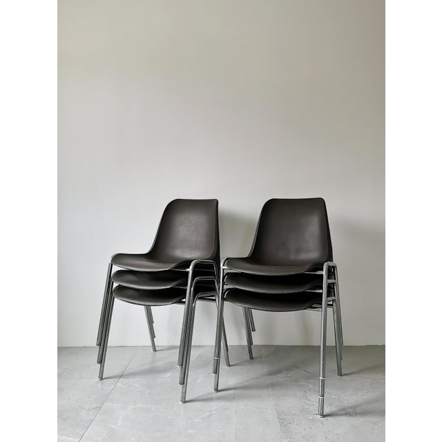 Model Europa Chair by Helmut Starke, 1974, Set of 6 For Sale - Image 3 of 18