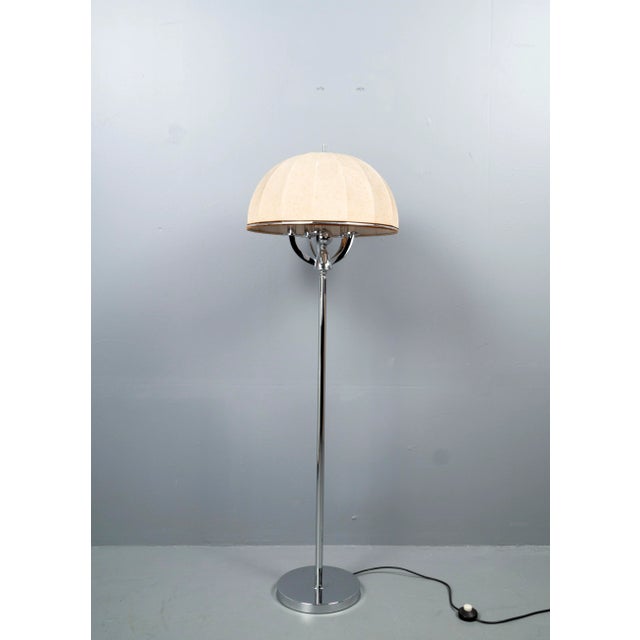 Floor Lamp With 5 Flame Chrome Arms, Germany, 1970s For Sale - Image 6 of 18