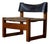 Vintage Dutch Low Chair with Rush Seating, 1960s For Sale