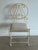 Late 20th Century Vintage Textured Wrought Iron Chair For Sale - Image 5 of 12