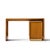 Brown Milo Baughman for Thayer Coggin Mid Century Birdseye Maple and Brass Desk For Sale - Image 8 of 11