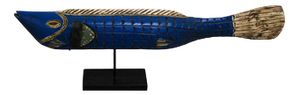 Large Bozo Puppet Fish in Blue