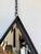 Metal Vintage Brutalist Diamond-Shaped Iron Mirror, 1970s For Sale - Image 7 of 18