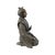 Japanese Artist, Bronze Sculpture of a Japanese Warrior Kneeling Samurai, 1950s, Bronze For Sale - Image 4 of 13