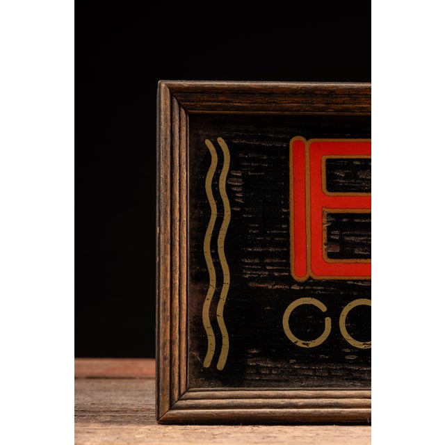 Mid 20th Century Vintage “Eat Good Food” Lighted Rog Diner Counter Sign For Sale - Image 5 of 6