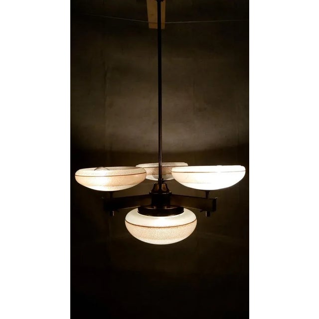 Vintage Model 6448 Chandelier from Zukov For Sale - Image 10 of 18