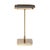 Polished brass on the base and lip contrast beautifully with the vintage brass pedestal and black mirror top. Group with...
