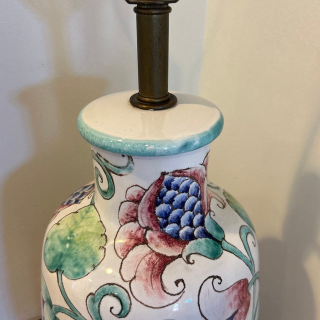 Italian Vintage Italian Ceramic Lamp by Romano Innocenti For Sale - Image 3 of 10