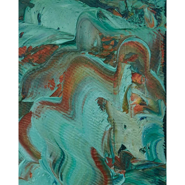 "Colourscape 39" Small Abstract Oil Painting by Simon Findlay For Sale - Image 6 of 7