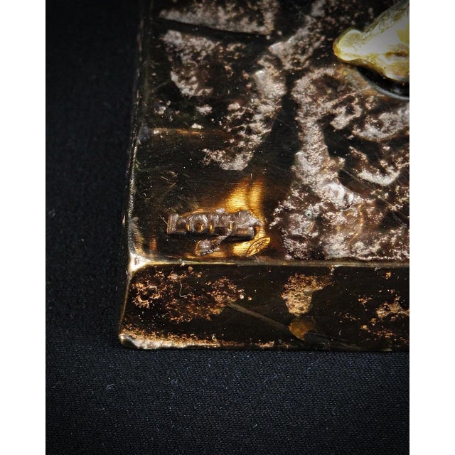 Yves Lohé "Cocorico" zoomorphic bronze sculpture with a vintage golden patina, 1990s Here is a bronze sculpture that will...