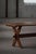 Brown Mid-20th Century Oak Dining Table with Cross-Base, 1950s For Sale - Image 8 of 15