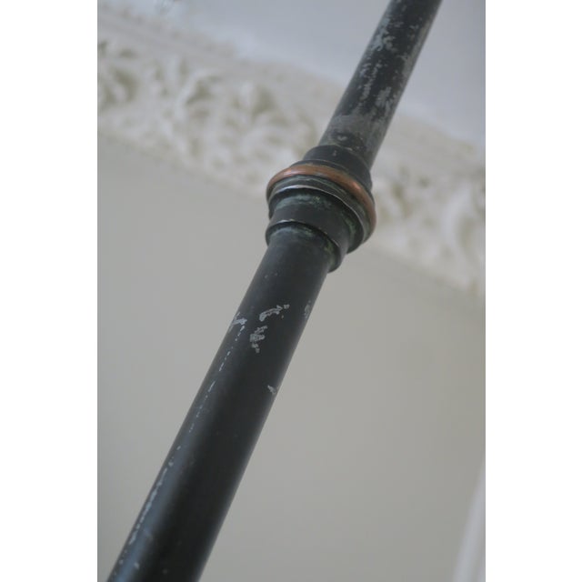 Brutalist Wrought Iron and Copper Chandelier, 1960s For Sale - Image 12 of 16