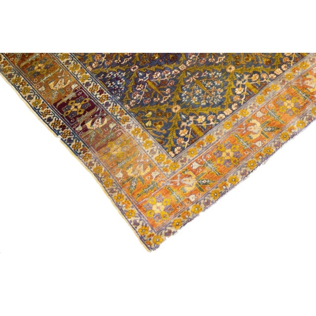 19th Century Antique Sivas Rug 3'10'' x 5'7'' For Sale - Image 5 of 11