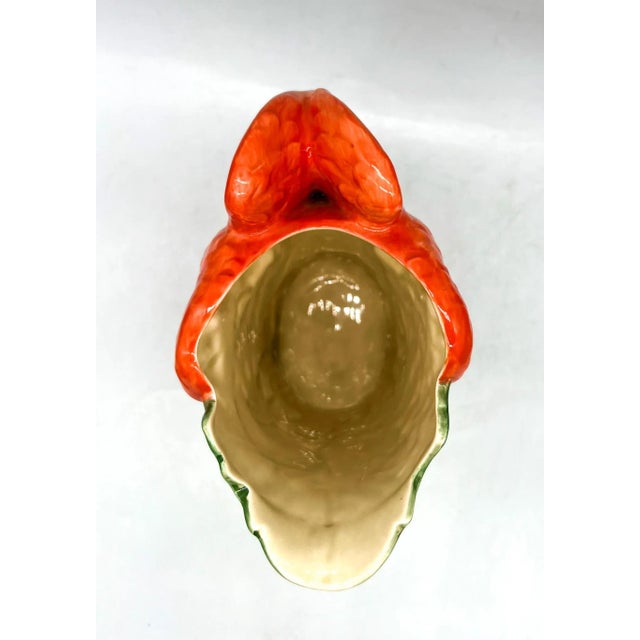 1980s Fitz & Floyd Tropical Parrot Ceramic Pitcher – Maximalist / Tropical Revival For Sale - Image 9 of 9