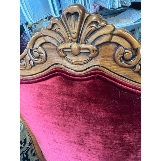 French Country Ethan Allen Dining Table, 8 Chairs, 2 Leaves For Sale - Image 3 of 11