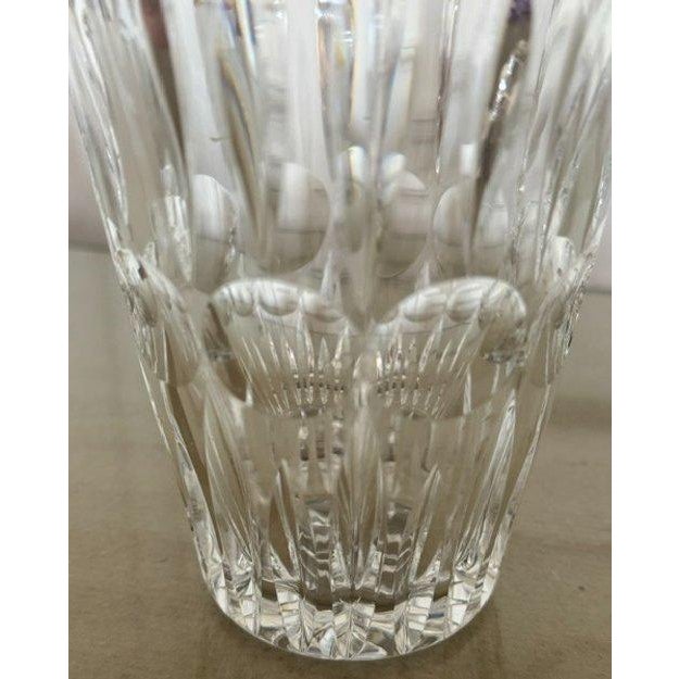 Silver Vintage Wilhelm Wolff German Cut Crystal & Silver-Plated Cocktail Shaker, Marked W 464 For Sale - Image 8 of 11