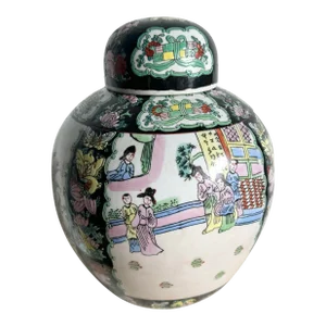 Vintage Chinese Porcelain Ginger Jar