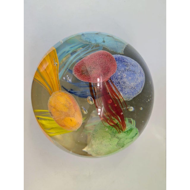 Aquarium Sculpture with Jellyfish in Murano Glass, 1970s For Sale - Image 11 of 15