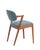 1960s Kai Kristiansen Model 42 Dining Chairs Denmark 1960s Knoll Fabric a Set of 4 For Sale - Image 5 of 13