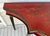 Red Vintage Sarreid Red and Black Lacquered Chinoiserie Console Table For Sale - Image 8 of 9