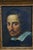 Bernini Late 20th Century Self Portrait Italian Gentleman Oil Painting on Linen After Gian Lorenzo Bernini 28" For Sale - Image 4 of 10