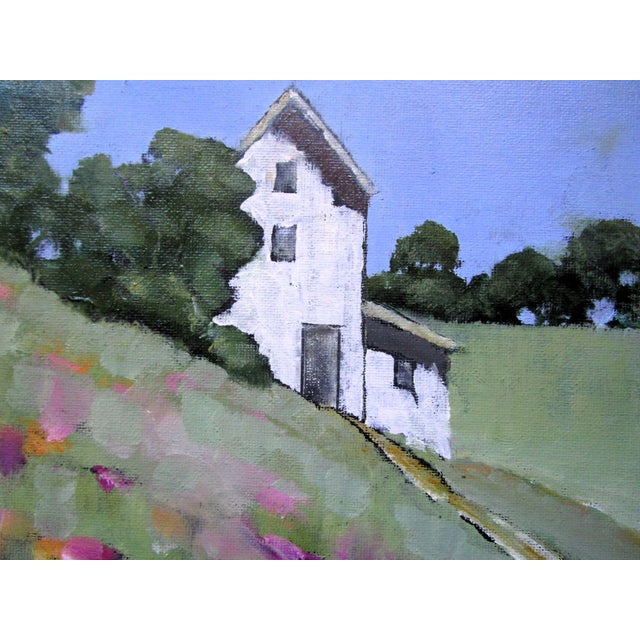 Napa Farmhouse Art Lynne French Sonoma California landscape oil painting. The signed original painting measures 11x14 on...