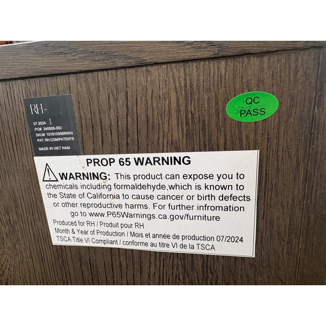 Wood Rh Montecito 10-Drawer Dresser For Sale - Image 7 of 18