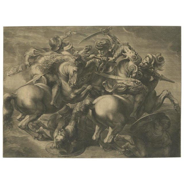 Leonardo Da Vinci, Battle of Anghiari, 1660, Paper For Sale - Image 10 of 10
