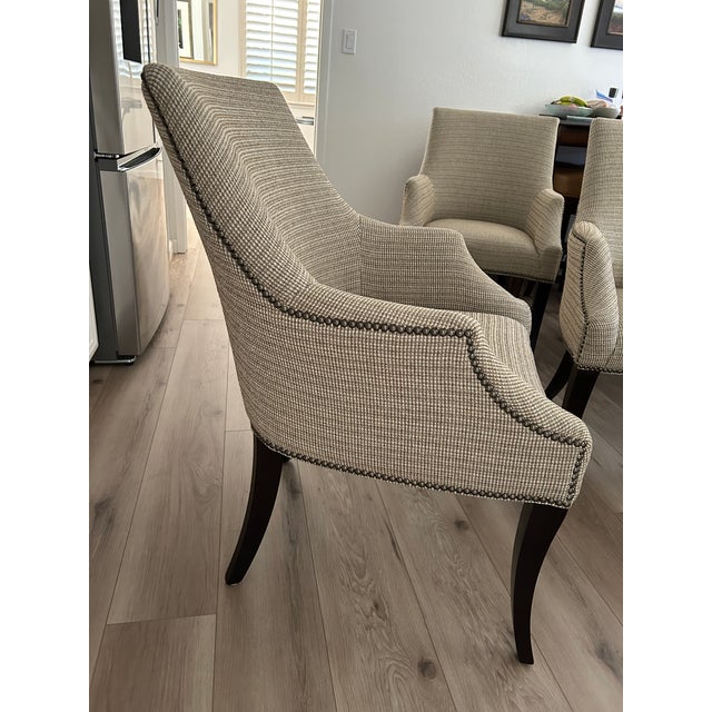 Transitional Bernhardt Furniture Dining Chairs, a Set of 6 For Sale - Image 3 of 9