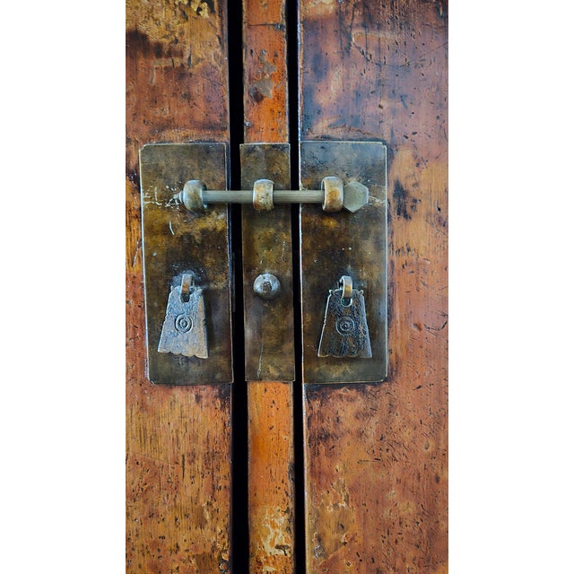 Wood Antique Chinese Cabinet For Sale - Image 7 of 8