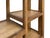 1980s Rustic Thick Bold Wood Multi-Shelves Display Cabinet Bookcase Room Divider For Sale - Image 17 of 18