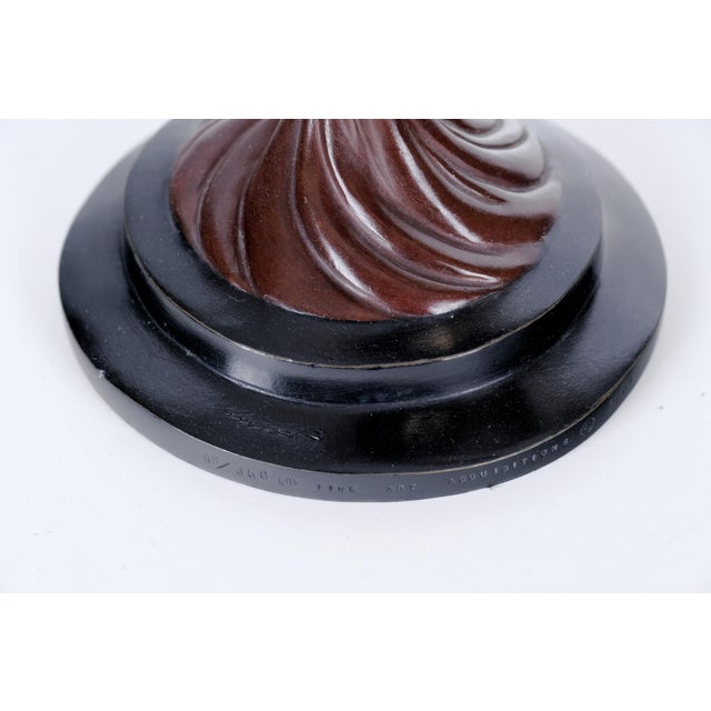 1984 Erté (Erte) "Flames of Love" Lovely Limited Edition 68/350 Bronze Sculpture For Sale - Image 13 of 15