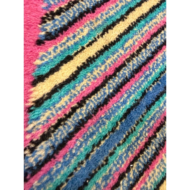 Rectangular Wool Rug from Missoni, Italy, 1980s For Sale - Image 10 of 11