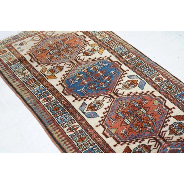 19th Century Vintage Sarab Rug 3'1'' x 6'7'' For Sale - Image 5 of 11