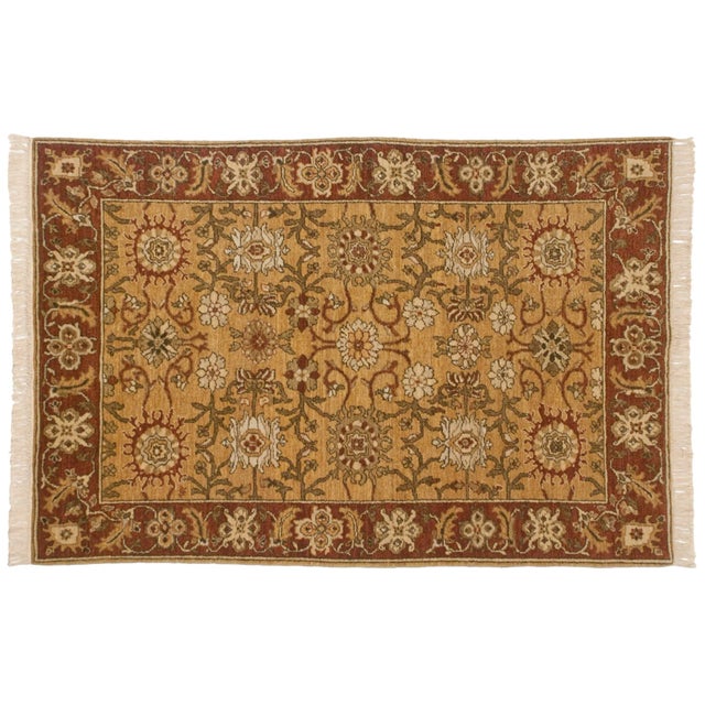 Vintage Armenian Sultanabad Design Rug - 4' X 6'2" For Sale - Image 9 of 9