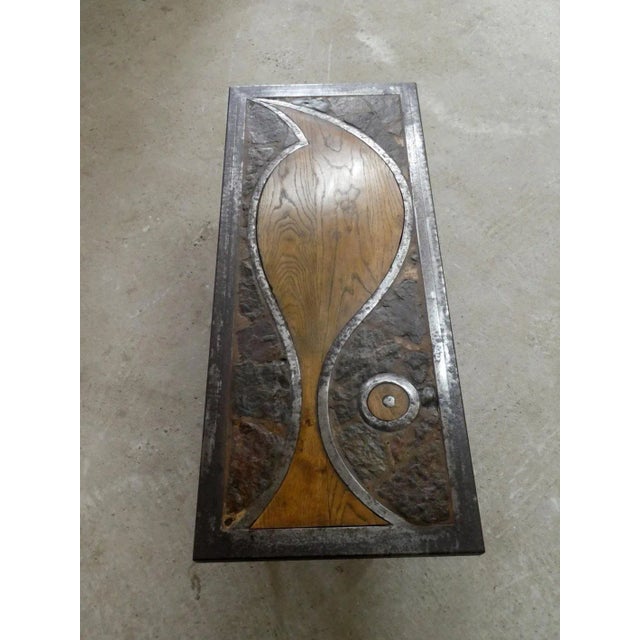 Gray Brutalist Coffee Table, France, 1960s For Sale - Image 8 of 12