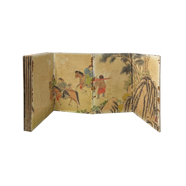 1960s Vintage Chinese Ancient Story Graphic Album Book Display Art Jk302s For Sale - Image 5 of 7