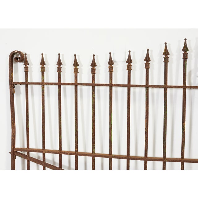 19th Century Stewart Iron Works Wrought Iron Double Entry Gates For Sale - Image 9 of 18
