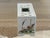 White Vintage Williamsburg Restoration Dutch Delft Chinoiserie Flower Brick, Holland For Sale - Image 8 of 9