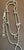 13.5 Gm 18 Karat White Gold 6 Hanging Station Chain by Designer Aspery For Sale In New York - Image 6 of 8
